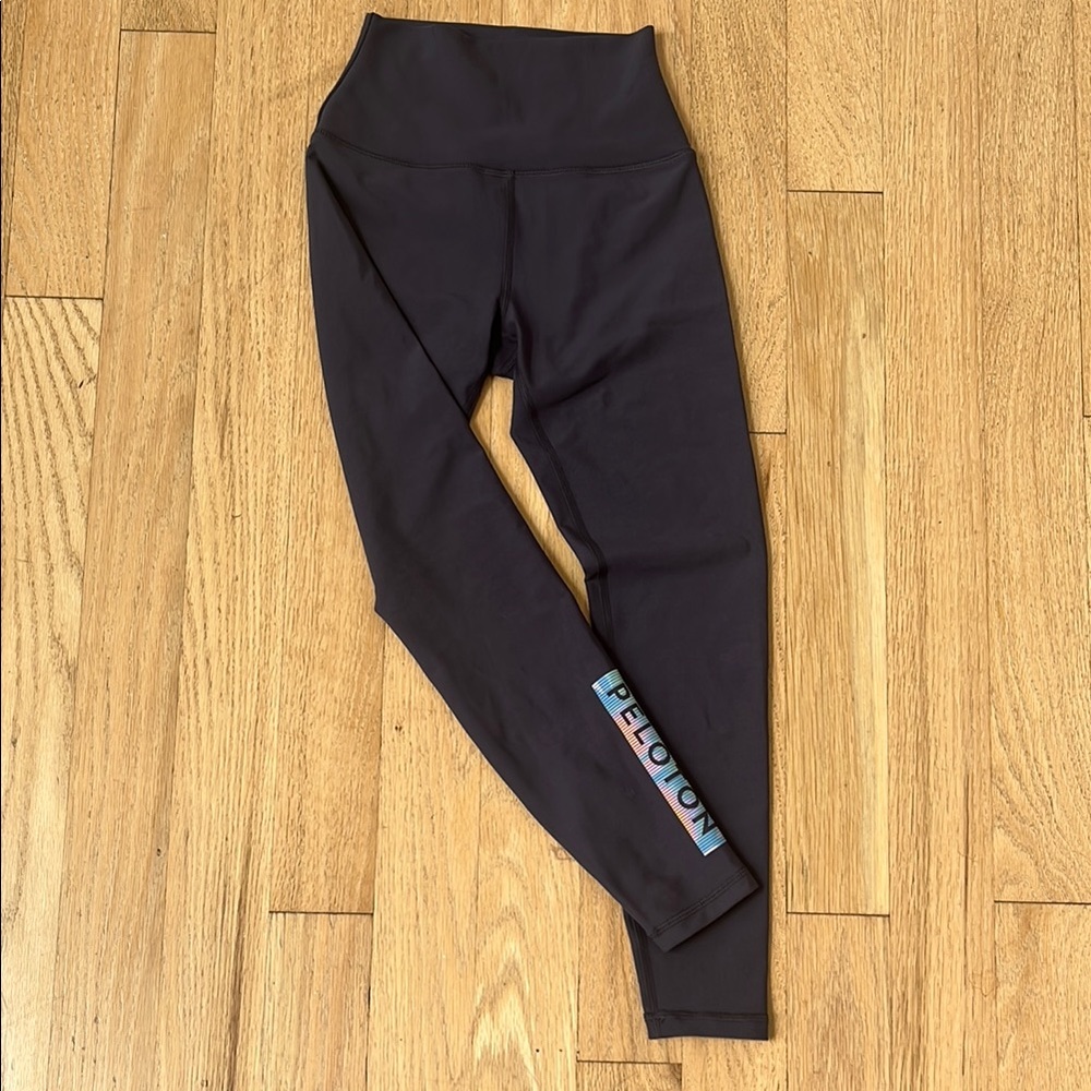 Peloton Charcoal High-Waisted Leggings